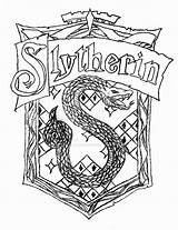 Slytherin Gryffindor Hufflepuff sketch template