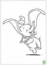 Dinokids Dumbo Close Coloringdisney sketch template