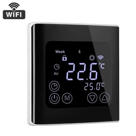 digital thermostat heizung raumthermostat programmierbar wandthermostat  fuer elektrische