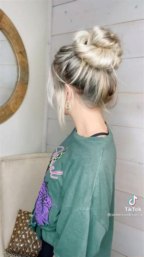 Pin By Remazarema On Hairstyle Idea [video] Bun Hairstyles For Long