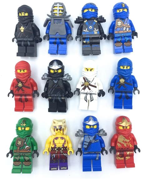 Lego Ninjago Minifigures Kai Zane Jay Ninjas Genuine