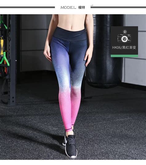 Sex Low Waist Stretched Sports Pants Gym Clothes Spandex Running Tights