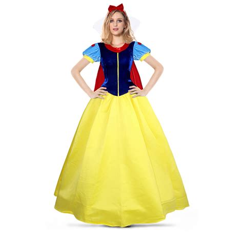 beauty snow white princess dress adult costume n10848