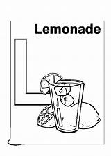 Lemonade sketch template