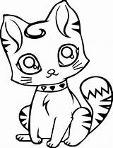 Cat Coloring Pages Funny Printable Getcolorings Print Cute Color sketch template