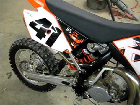 ktm  pit bike youtube