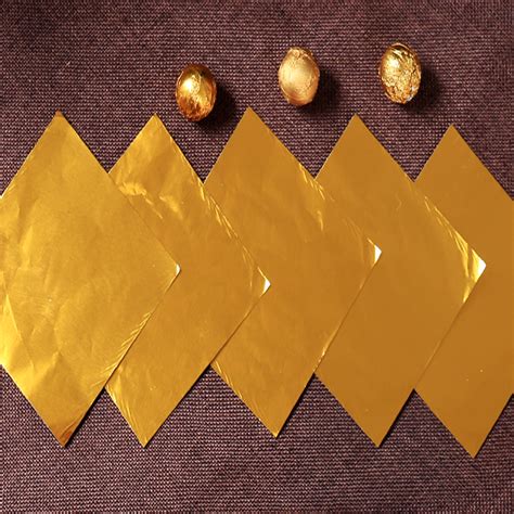 custom printed gold candy wrapper foil  sheets kolysen