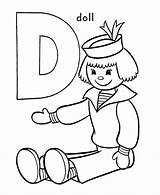 Coloring Alphabet Pages Doll Letter Abc Printable Letters Activity Sheet Color Classic Kids Book Print Sheets Pre Cartoon Clipart Honkingdonkey sketch template
