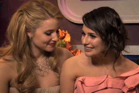 Raressraxil Lea Michele And Dianna Agron Kiss