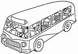 Fichas Autobuses sketch template