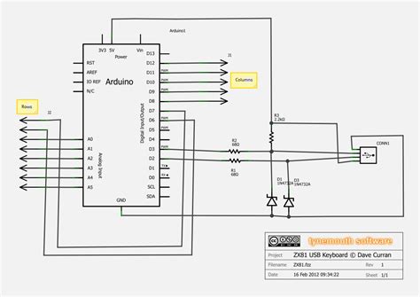 tynemouth software zx usb keyboard schematics