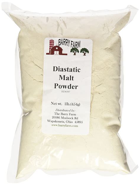 amazoncom diastatic malt powder  lb flour  meals grocery