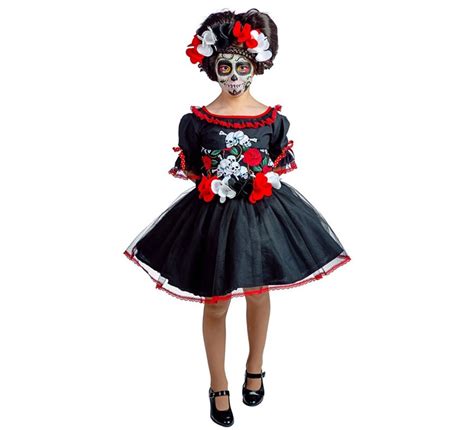 disfraz de calavera catrina  nina