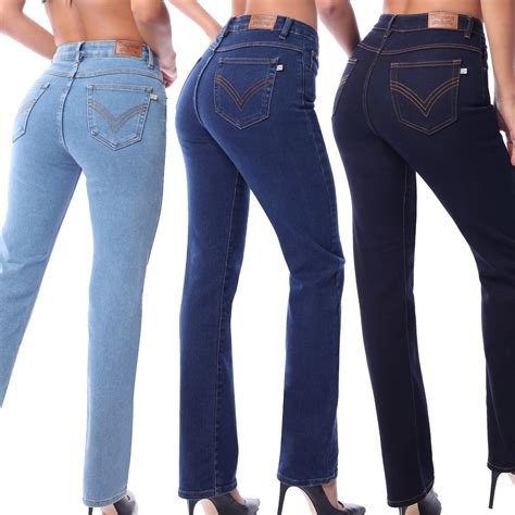 Pantalón Dama Mezclilla Recto Dayana 006 Paquete X3 Jeans Envío Gratis