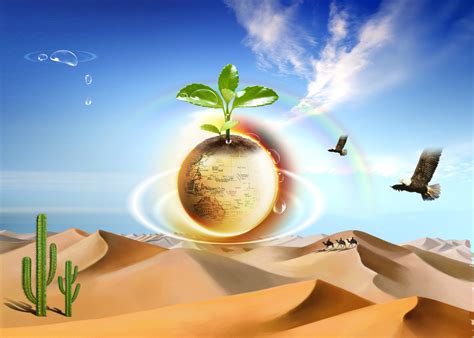 Creative Environmental Conservation Background Creative Environmental