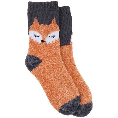Womens Sleepy Fox Cozy Socks 4 99 Liked On Polyvore Featuring