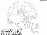 Coloring Pages Buccaneers Tampa Bay Nfl Helmets Logo Bucs Printable Print Popular Kids sketch template