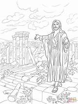 Coloring Haggai Temple Rebuilding Prophet Pages Pleads Color Printable Online sketch template