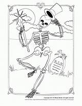 Coloring Skeleton Pages Printable Wiccan Library Clipart Popular Coloringhome Cartoon Print sketch template