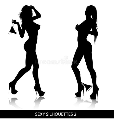 silhouettes stock vector illustration of prostitute 17565934
