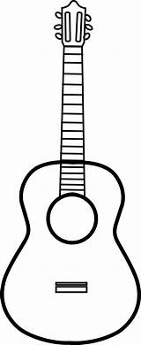 Guitar Drawing Line Drawings Outline Vinyl Go sketch template