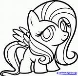 Coloring Pages Pony Fluttershy Little Chibi Draw Step Chibis Clipart Baby Babies Colouring Print Library Coloringhome sketch template