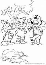 Jakers Coloring Pages sketch template
