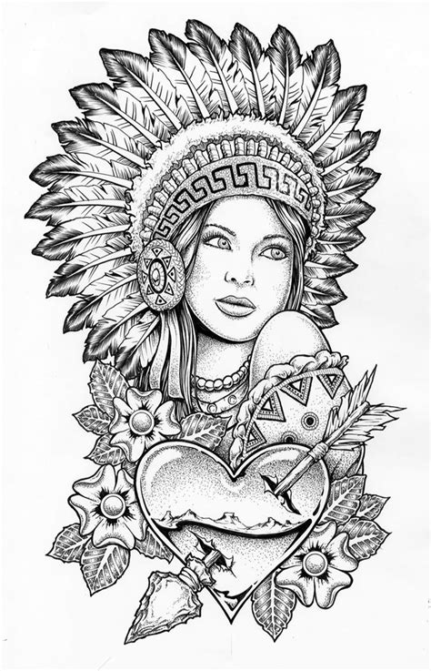 indian coloring pages  adults thekidsworksheet