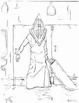 Pyramid Head Drawing Getdrawings Sketch sketch template
