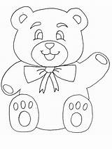 Outline Bear Polar Coloring Comments sketch template