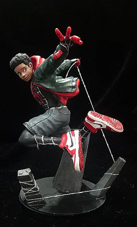 Spiderman Into The Spiderverse Miles Morales 3d Print Stl File Etsy