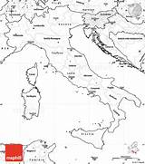Italy Map Coloring Pages Blank Maps Print Kids Simple sketch template
