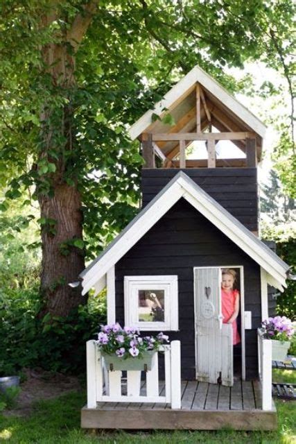 awesome outdoor kids playhouses  youll