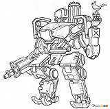 Bastion Overwatch sketch template
