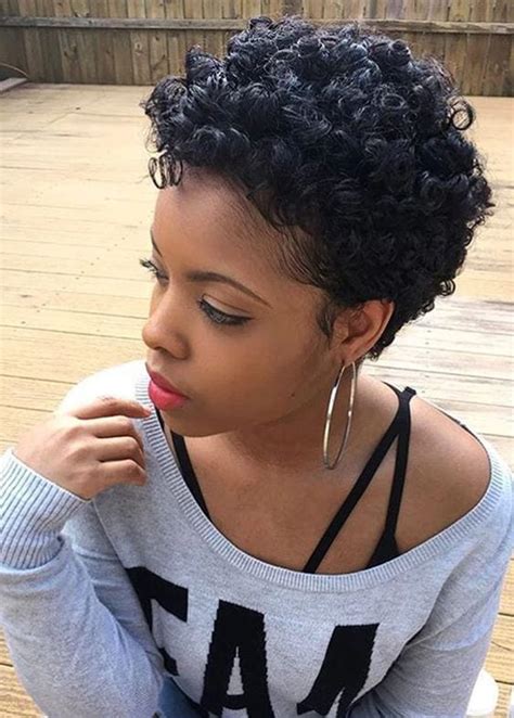 Short Natural Haircuts For Black Females With Round Faces