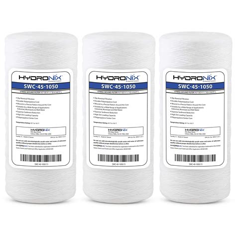 Buy Hydronix Hx Swc 45 1005 3 Universal Whole House Sediment String
