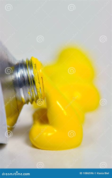 yellow paint stock photo image  color decorate creative