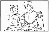 Coloring Cinderella Pages Prince Party Disney Princess Color Charming Ball Two Show Post sketch template