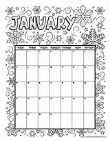 Calendars Januar Calender Woojr Woo Ausmalbilder Imprimir sketch template