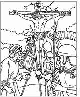 Coloring Jesus Crucifixion Pages Friday Good Kids Printable Christ Bible Sheets Pintables Christian Color Luke Sunday King Cross Easter Story sketch template