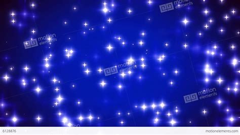 blue twinkling stars  vignette background loop  stock animation