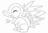 Pokemon Cyndaquil Coloring Pages Para Color Getcolorings Typhlosion Quilava Pag Rowlet Template sketch template
