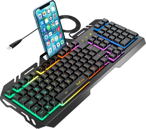 buy gaming keyboard tedgem gaming keyboards usb wired keyboard led backlit keyboard keyboard