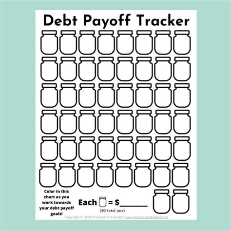 debt tracker printable debt payoff tracker  etsy savings