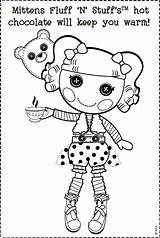 Coloring Lalaloopsy Pages Girls Dolls sketch template