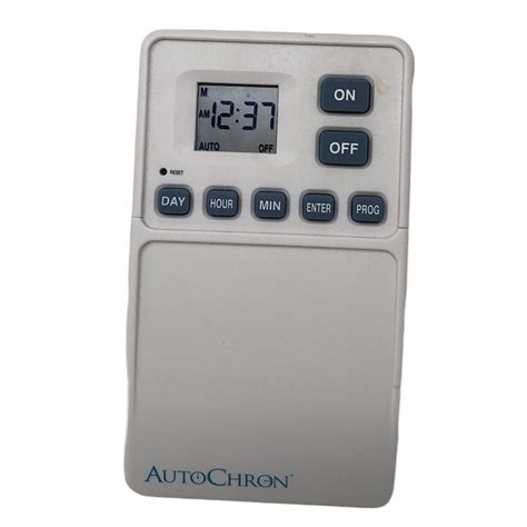 autochron wireless programmable wall light switch timer toggle  lcd