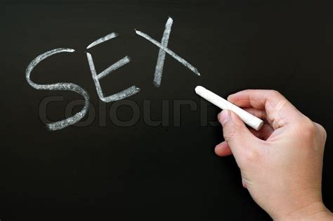 word of sex written in chalk on a stock image colourbox free nude