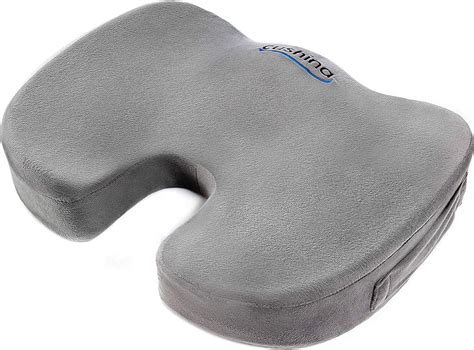 cushina memory foam seat cushion premium orthopedic coccyx cushion