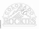 Rockies Coloringhome sketch template