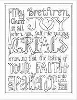 Coloring Pages Flandersfamily Info Joy Count James Bible Others Do Printable Scripture Unto Based Verse Colouring Sheets Book Adult Visit sketch template